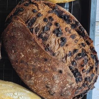 Alpha Choco Chip Sourdough Bread first overview