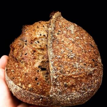 Autumn Brioche, challah bun, bagels, stout sourdough second slice