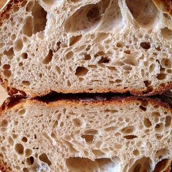 Boris White sourdough first slice