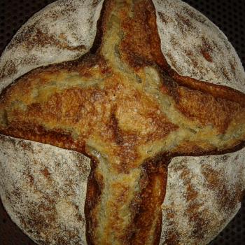 Buckwheat Bread first slice