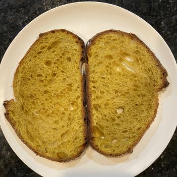 Bum Bum Sourdough Bread second slice