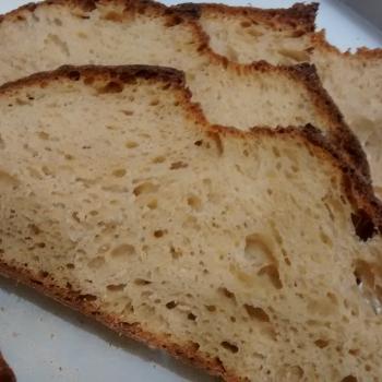 Catherine's Recovery Starter Sourdough loaf first slice