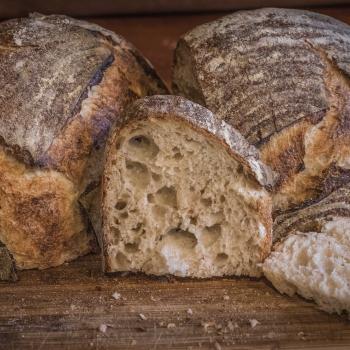 Eve Potato Sourdough first slice