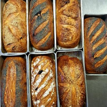 Fadougou ( Named after the Village where i am working) Ciabatta, Pannatone ,Fougasses. second slice