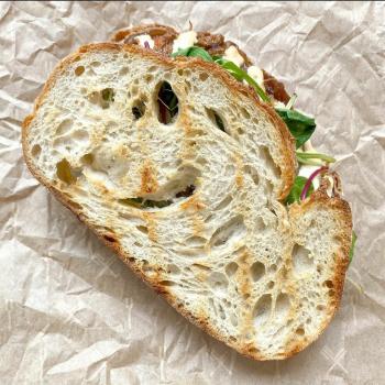 Fidelina Sourdough de avena y arroz integral second slice