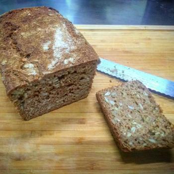 Hans 100% rye first slice