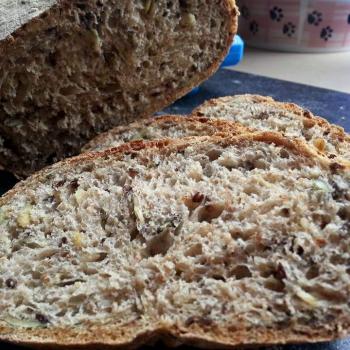 Honey Bunny Sourdough Boule second slice