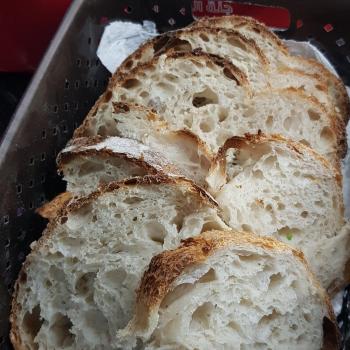 Leo Nar Dough Breads, Ciabatta, Brioche, Muffins, pastry first slice