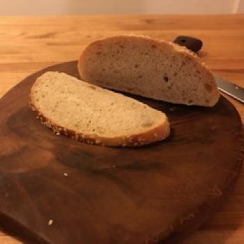 MacPike Family Starter Sourdough Boules first slice