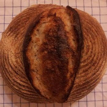 Number four Ristic bread first slice
