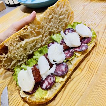 Of course I still love you Ciabatta  first slice