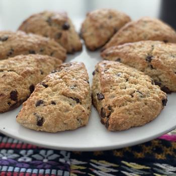 PixieDough Chocolate Chip Sourdough Discard Scones second overview