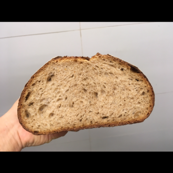 Shella Nouri's Rye Sourdough second slice