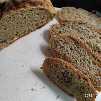 Tej's Magic Rustic Boule first slice