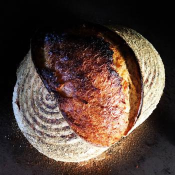 terra Sourdough bread second slice
