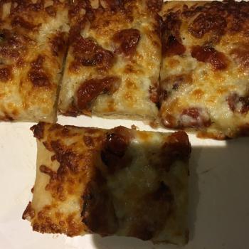 The bairn Foccacia first slice