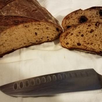 Vincent van Dough Butternut Squash and Cherry Bread first slice